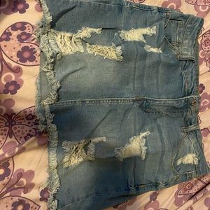 Jean skirt